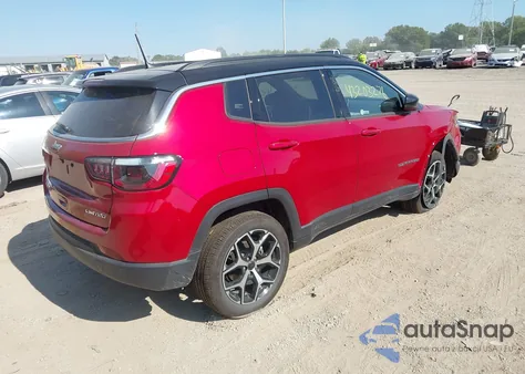 2025 Jeep Compass Limited 4X4 z USA, uszkodzony, nr VIN 3C4NJDCN8ST590682